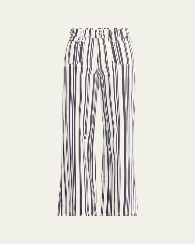 Le Slim Palazzo Modernist Pocket Jeans
